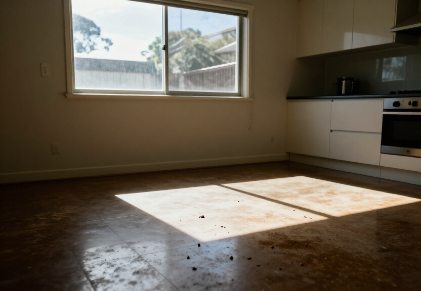 Rodent droppings and damage in a Berkshire Park garage before treatment