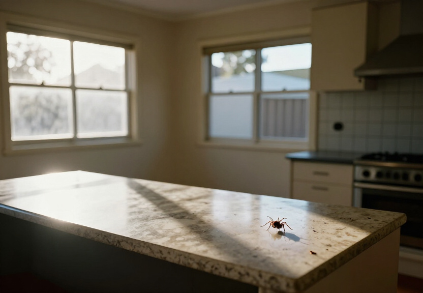 Ant trail leading into a Berkshire Park kitchen
